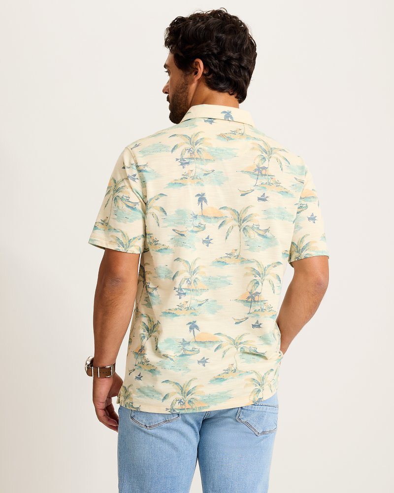 San Lucio Tides Mirage Stretch Knit Polo thumbnail 4