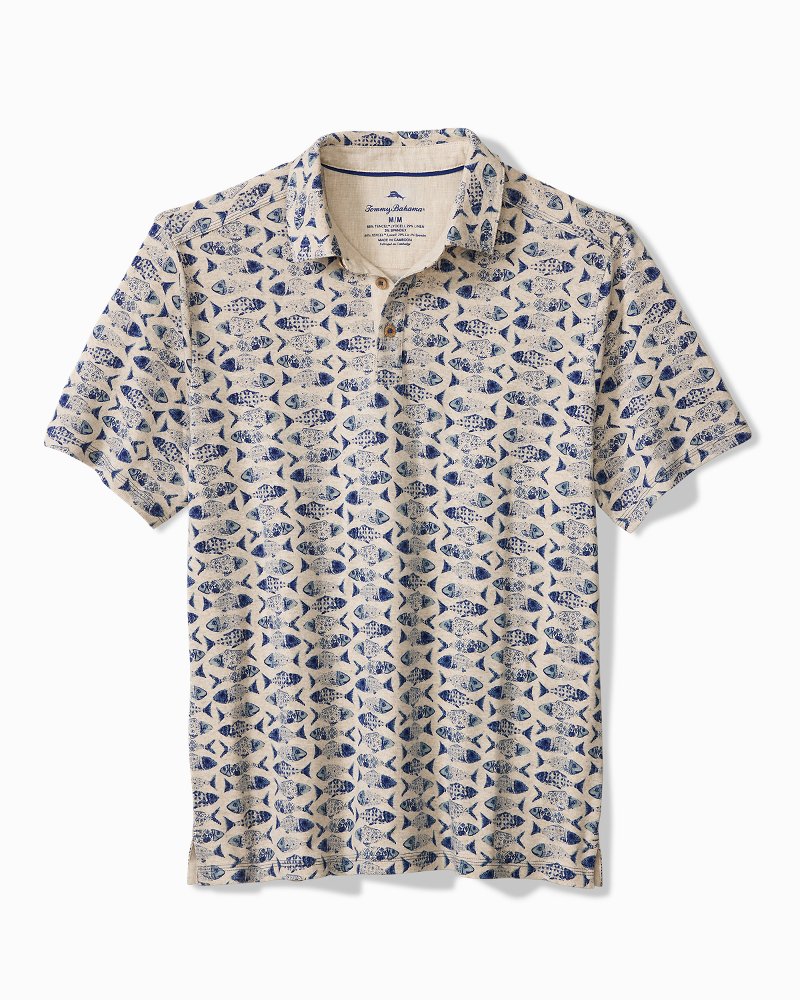 Sardina Soiree Stretch-Linen Polo