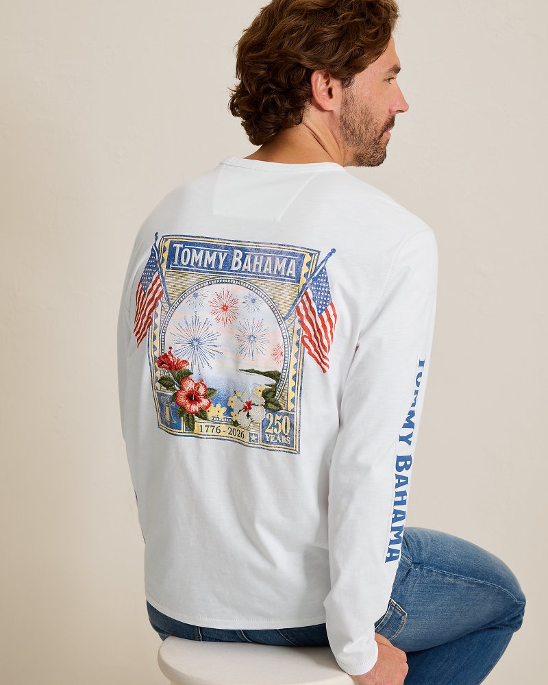 Long May It Wave Long-Sleeve Lux T-Shirt