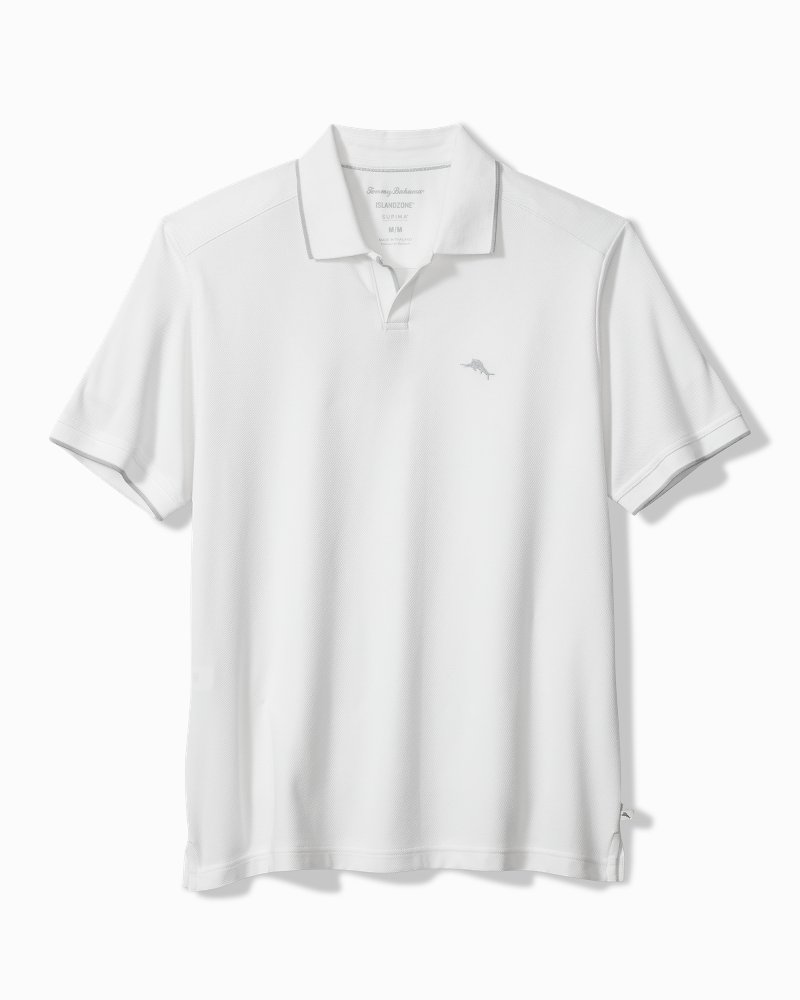 Poolside Terry Hibiscus Polo