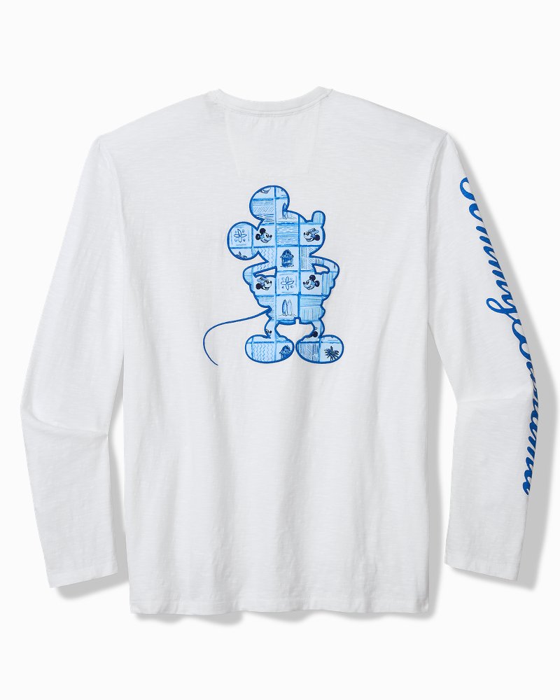 Disney Retro Mosaic Long-Sleeve Lux T-Shirt