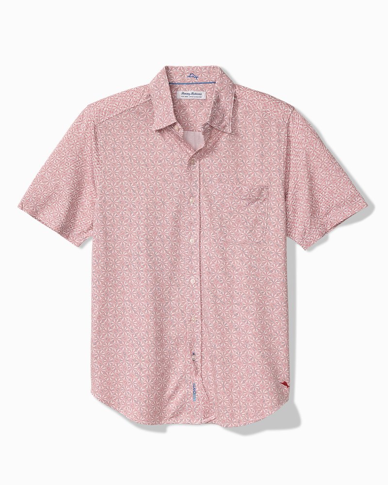 San Lucio Breeze Block Stretch Knit Shirt