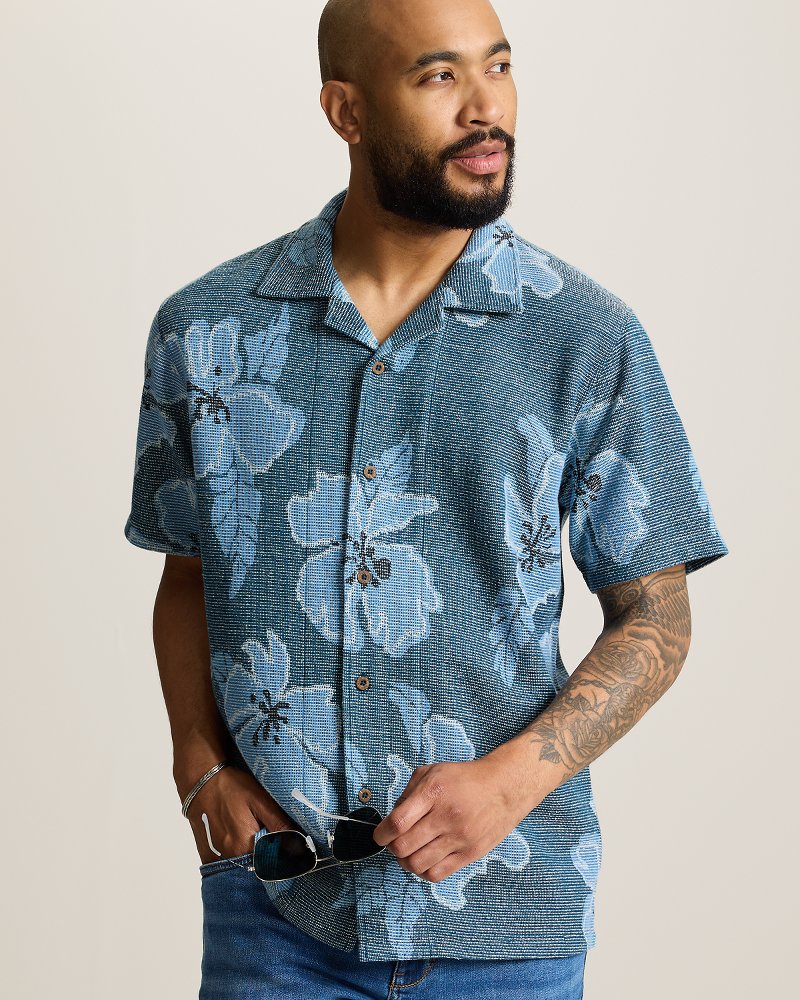 Hilo Hibiscus Cotton-Blend Camp Shirt thumbnail 3