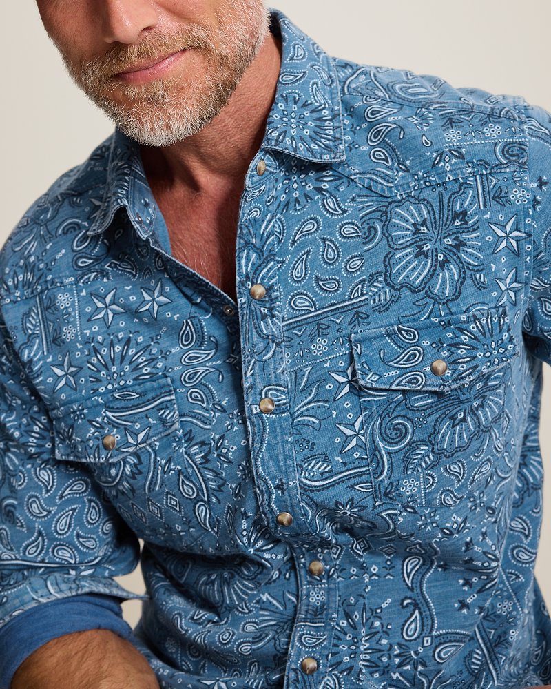 Tommy Bahama x Stetson Bandana Bay Long-Sleeve Shirt