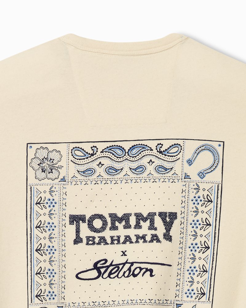 Tommy Bahama x Stetson Bandana Sands Long-Sleeve Lux T-Shirt