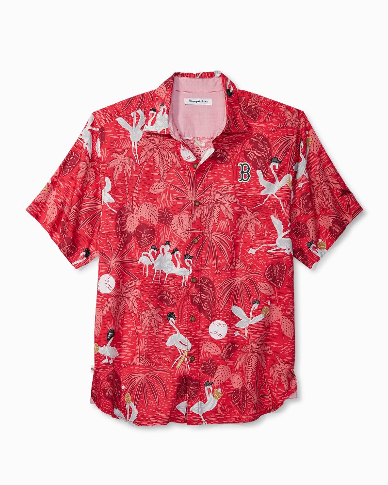 tommy bahama red sox shirt