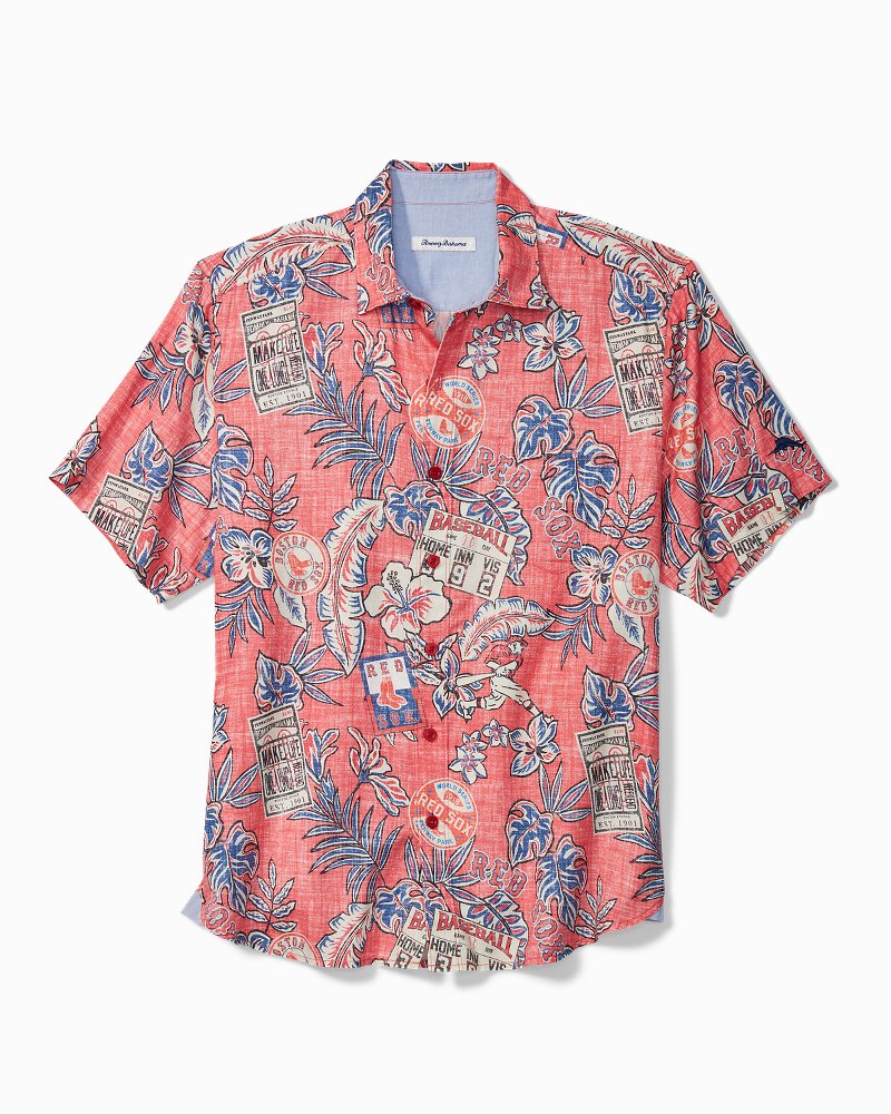 NEW Tommy Bahama MLB Houston Astros Hawaiian Shirt Men's Medium M Button Up  READ