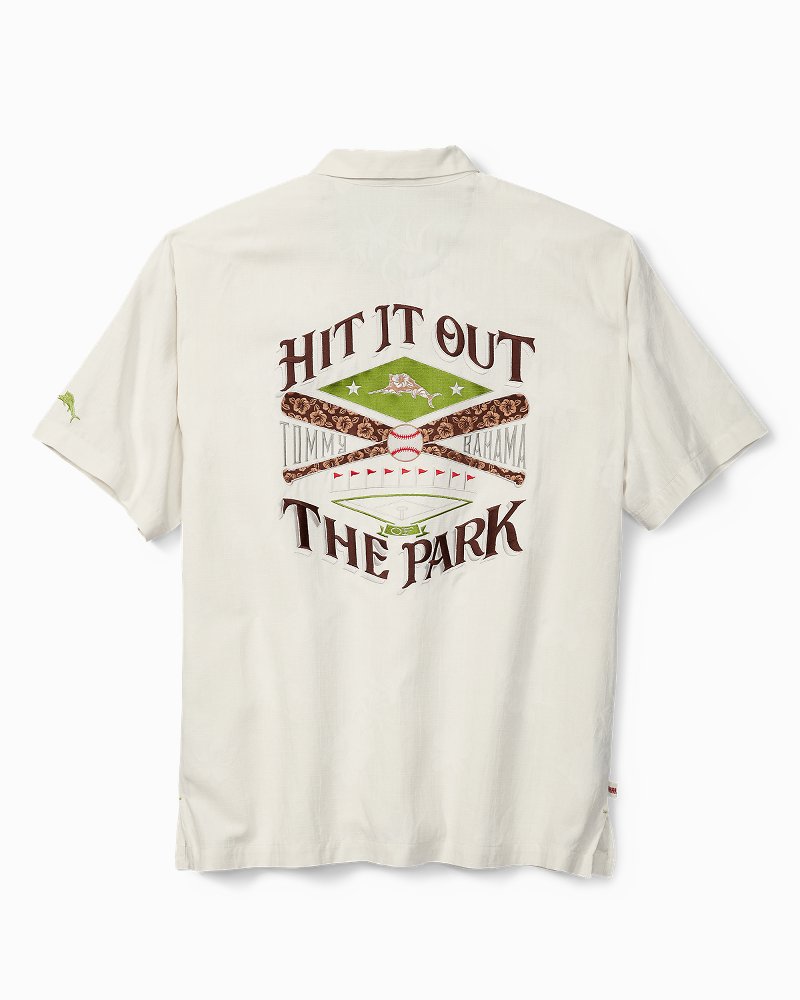 MLB® Run Like You Stole It Silk Camp Shirt