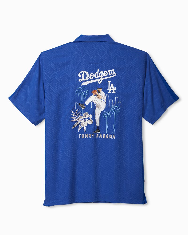 Tommy Bahama ST324626MB MLB® Strike One Yankees Camp Shirt Blue M 