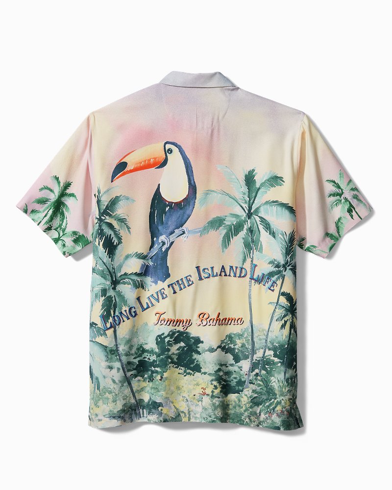 Width=22-23" Tommy Bahama sz Small Silk Short Sleeve Hawaiian & Camp Shirts