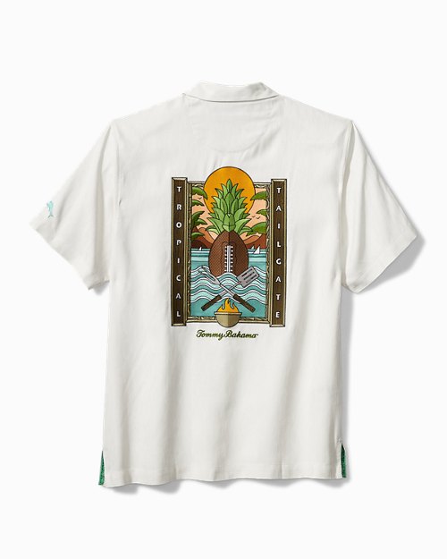 NFL Tropical Tailgate Silk Camp Shirt