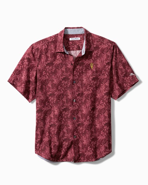 Collegiate Jungle Shade Silk Camp Shirt