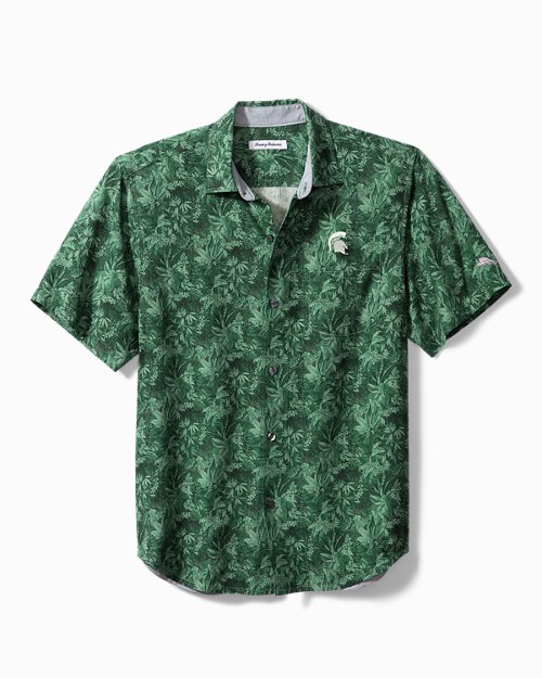 Collegiate Jungle Shade Silk Camp Shirt