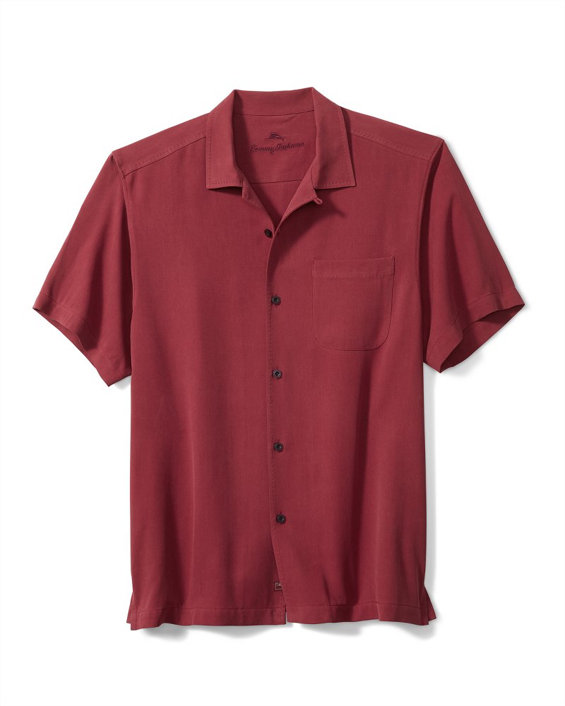 Tommy Bahama Island Imprint Camp Shirt Short Sleeve Button Up