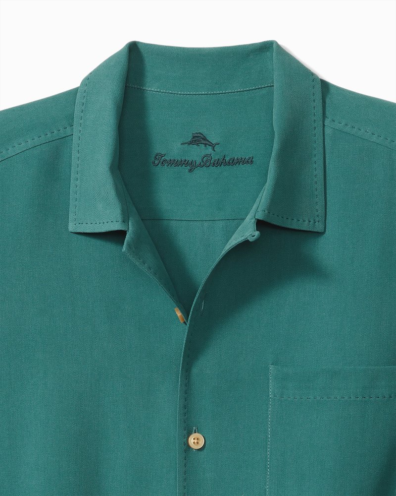 Quince 100% Silk Twill Short Sleeve Camp Shirt