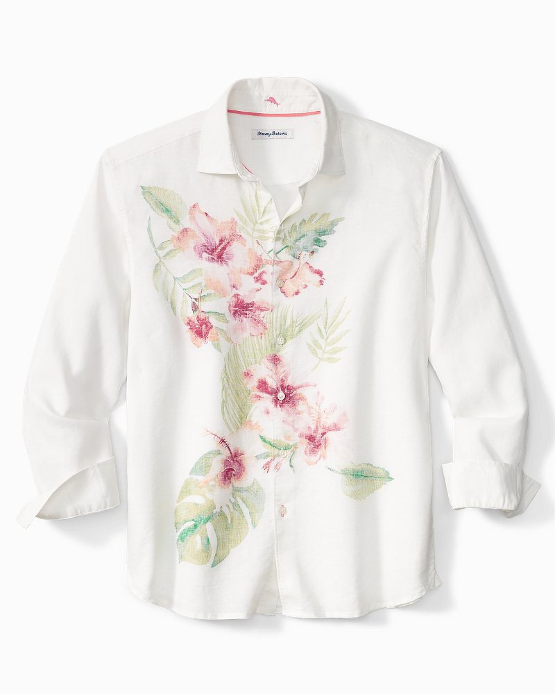 tommy bahama men's long sleeve linen shirts