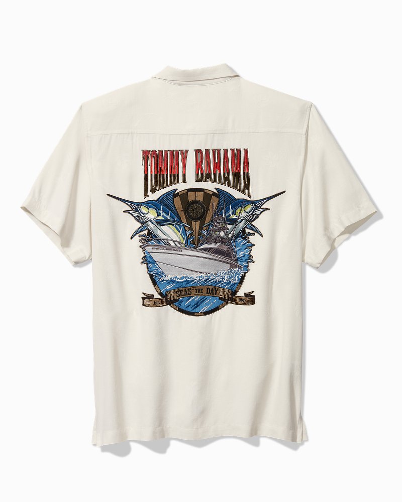 Tommy Bahama Mlb® Veracruz Cay Paradise Fly Ball Camp Shirt in White for  Men