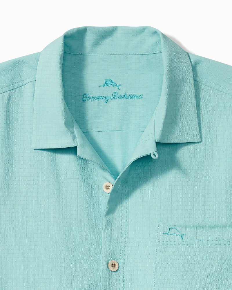 Men's Tommy Bahama Blue Carolina Panthers Lua Tiki Button-Up Shirt