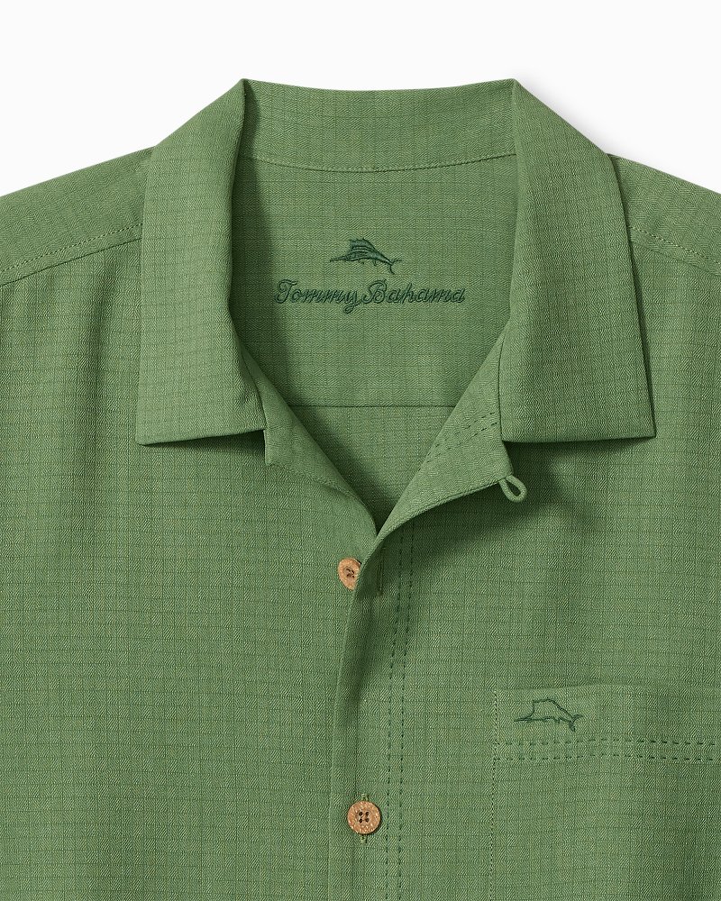 Coastal Breeze Check IslandZone Camp Shirt