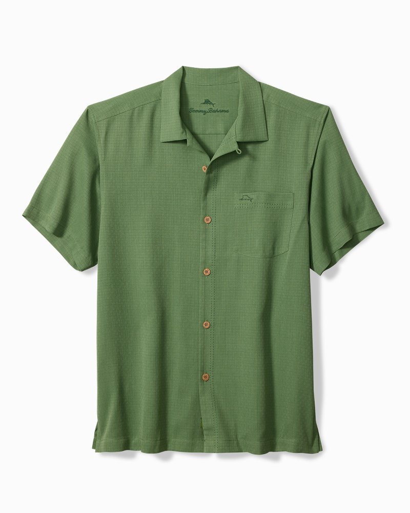Coastal Breeze Check IslandZone Camp Shirt