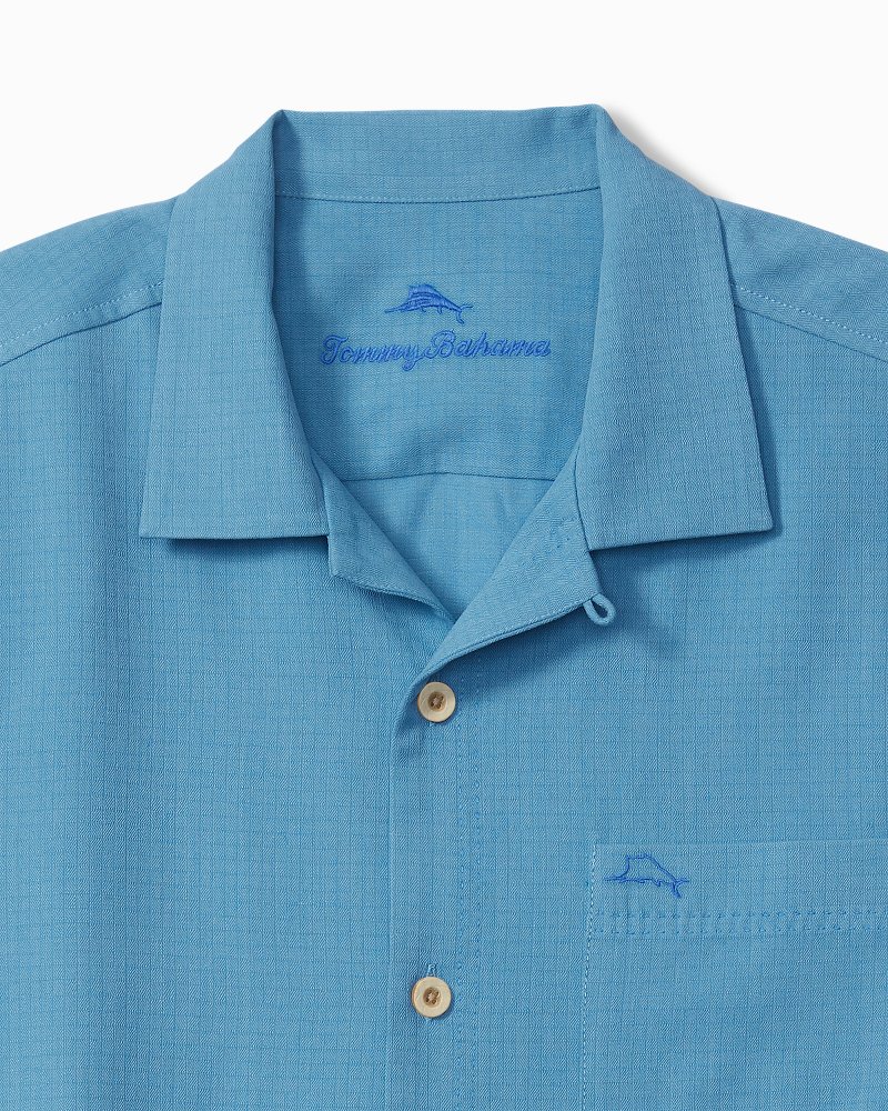 Coastal Breeze Check IslandZone Camp Shirt