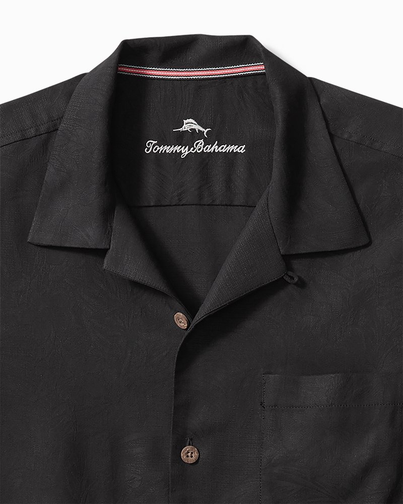 Tommy bahama catalina twill store shirt long sleeve black