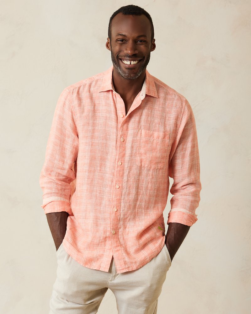 tommy bahama white linen shirt