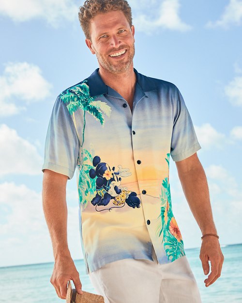 Disney Sunset Island Special Edition Silk Camp Shirt