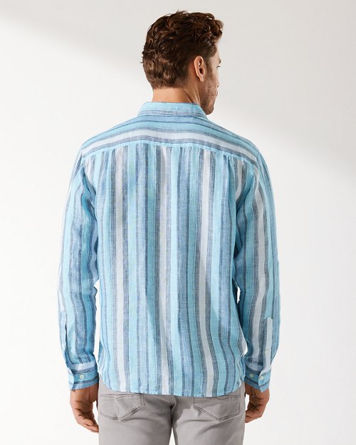 Lanikai Stripe Linen Shirt