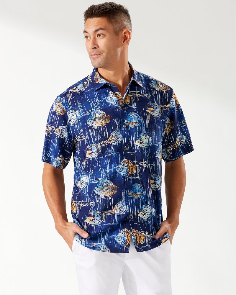 Veracruz Cay Aloha Lei Camp Shirt