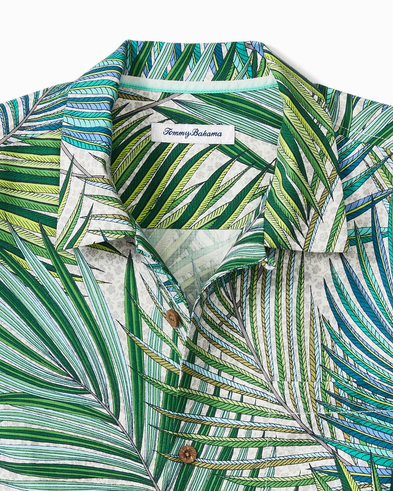 Tommy Bahama IslandZone Bahama Coast Jungle Royale Camp Shirt in Cobalt Sea  – Island Trends