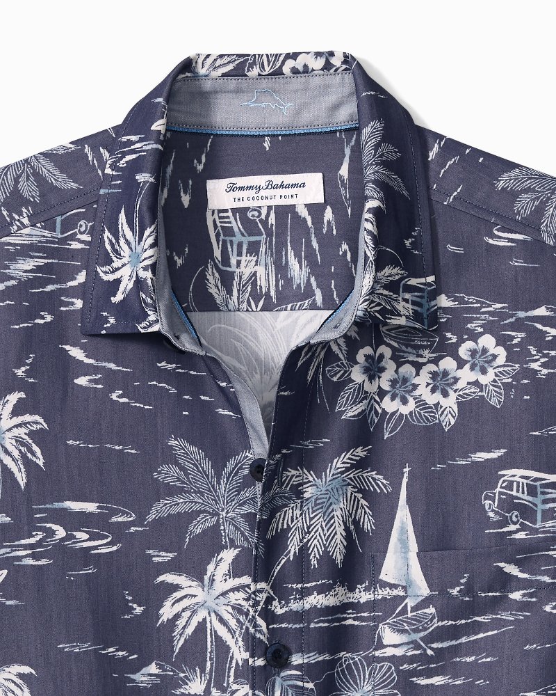 Tommy Bahama Poolside Party Camp Shirt in Coconut – Island Trends