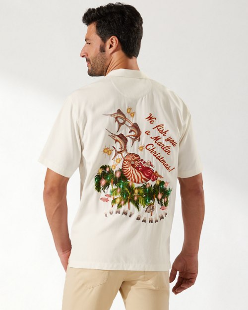 Marlin Christmas Camp Shirt