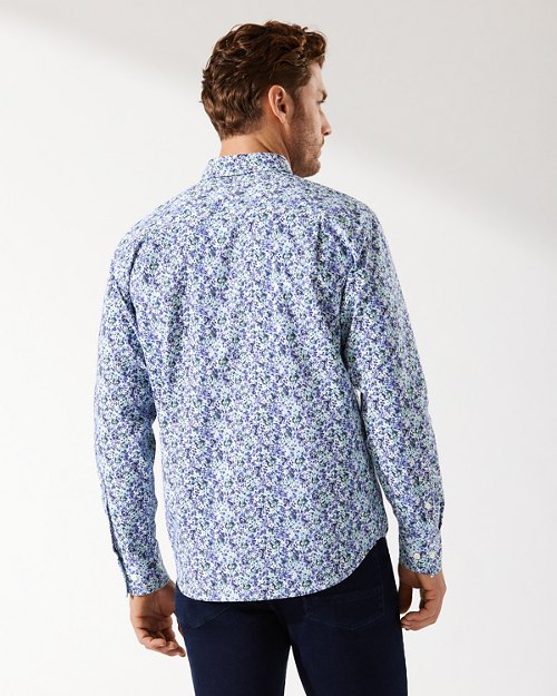 Sarasota Stretch Azule Floral IslandZone® Shirt