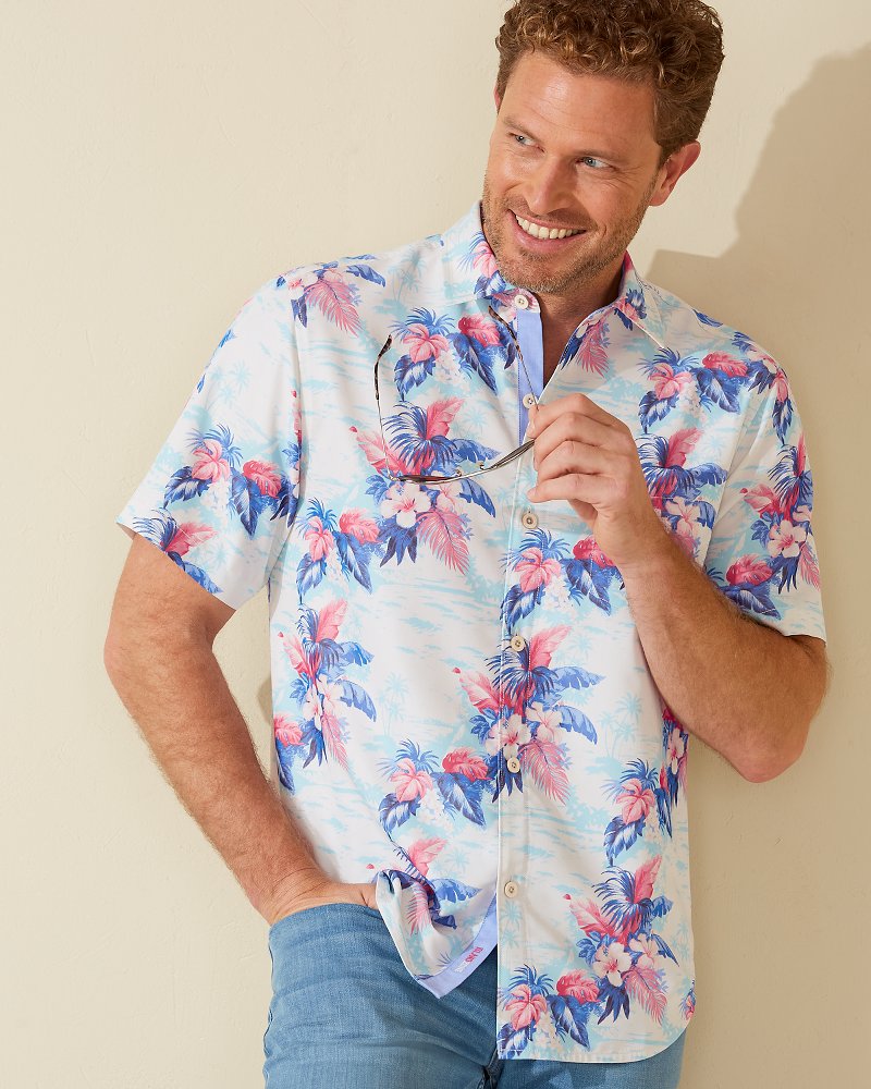 Tommy Bahama Course Is Calling Camp Shirt in Continental – Island Trends