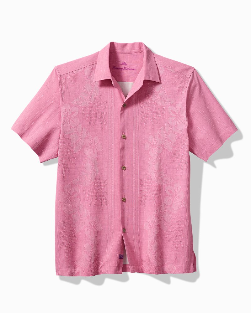 Maui Border Silk Camp Shirt