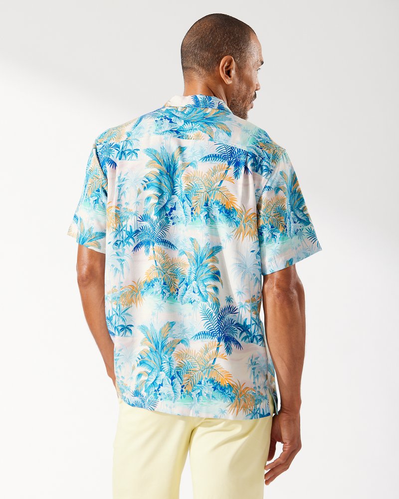 Lids Cleveland Guardians Tommy Bahama Jungle Shade Silk Camp