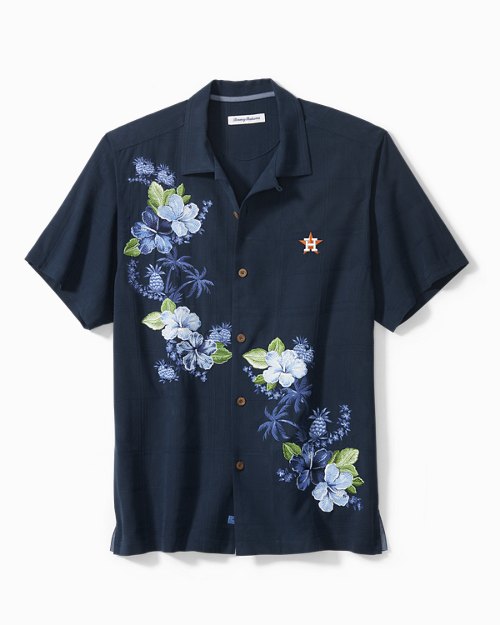 MLB® Azule Oasis Silk Camp Shirt
