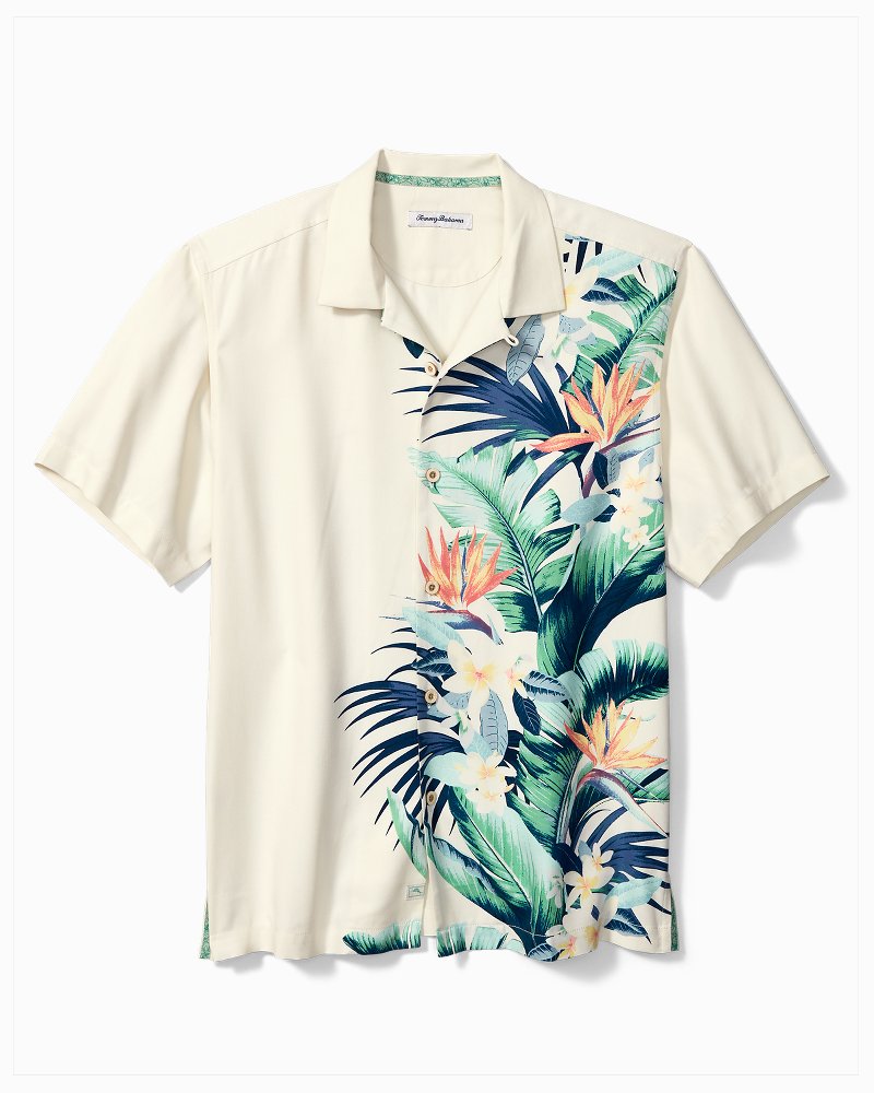 Lids Cleveland Guardians Tommy Bahama Jungle Shade Silk Camp