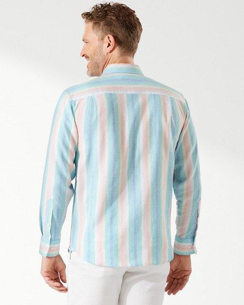 Sunset Pier Stripe Shirt