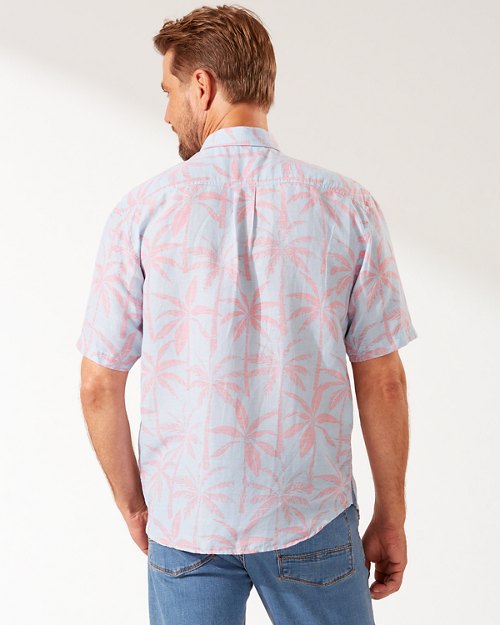 Twin Palms Linen-Blend Camp Shirt