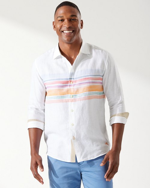 Cape Coral Stripe Linen Shirt
