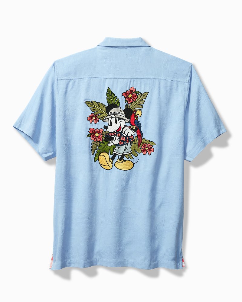 Disney Poolside Party Linen Camp Shirt