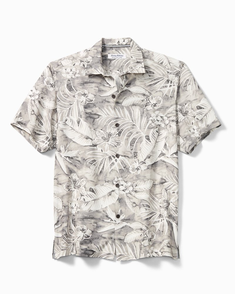 Lids Las Vegas Raiders Tommy Bahama Aqua Lush Full Button Shirt - Mosytee