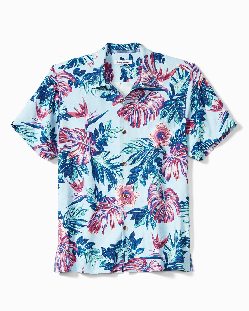 Tommy Bahama Men's Tommy Bahama OU Bahama Coast Luminescent Fronds Camp  Shirt