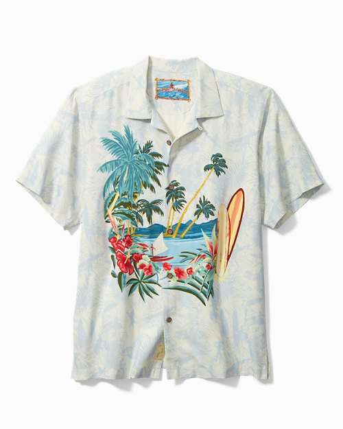 22 Collector's Series Surfer's Paradise Silk Camp Shirt