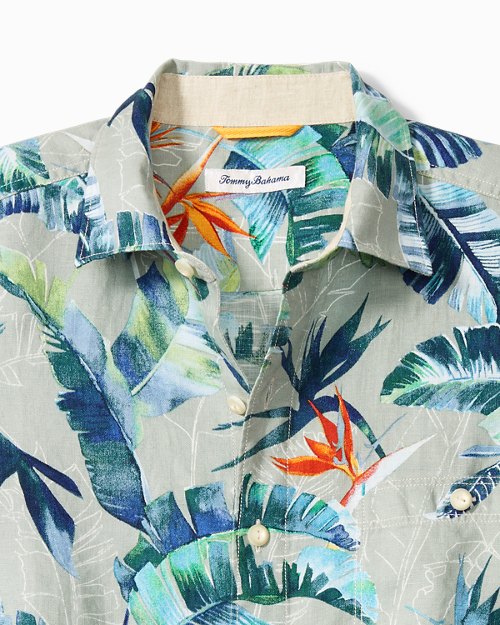 Sunnyvale Blooms Linen Camp Shirt