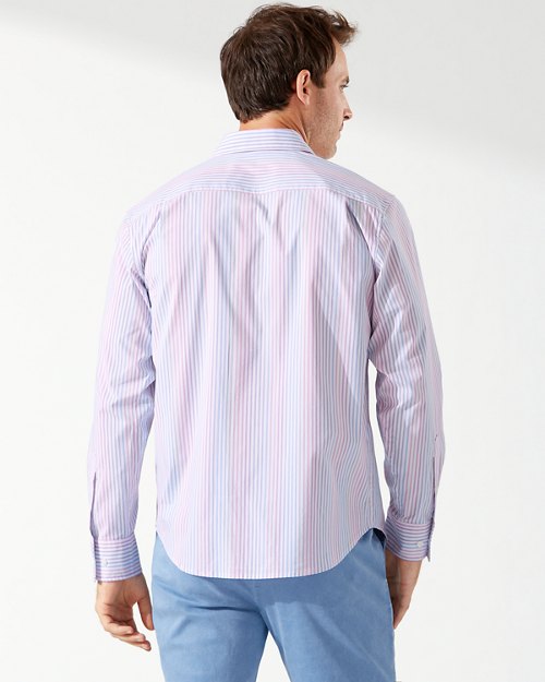 Sarasota Stretch Syrah IslandZone® Stripe Shirt