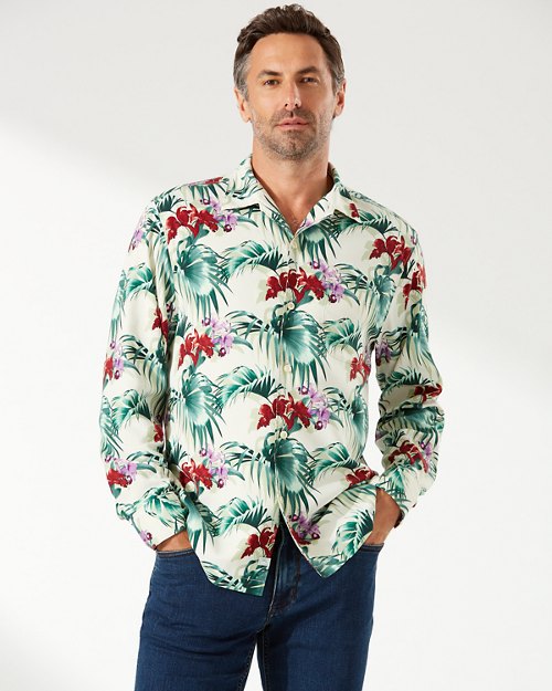 Canopy Coast Silk Long-Sleeve Shirt