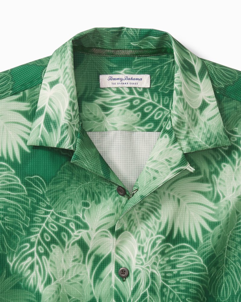 Bahama Coast Luminescent Fronds Short-Sleeve Shirt